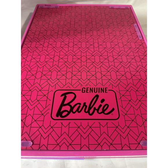 Mattel Barbie Pink Wardrobe Closet w/ Handle Hard Plastic Carrying Case - Picture 5 of 7